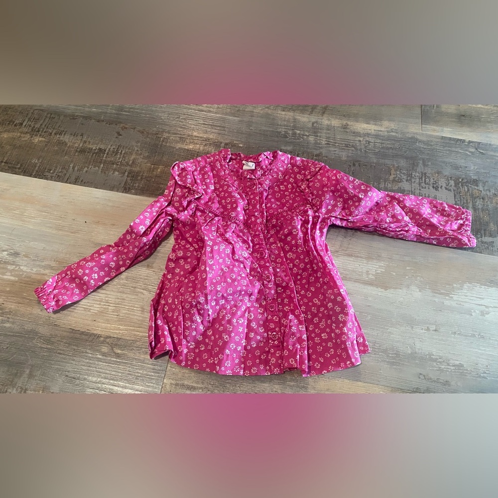 Baby GAP Pink Floral Toddler Blouse